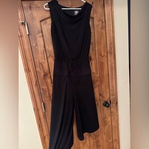 Vince Camuto Black Sleeveless Jumpsuit